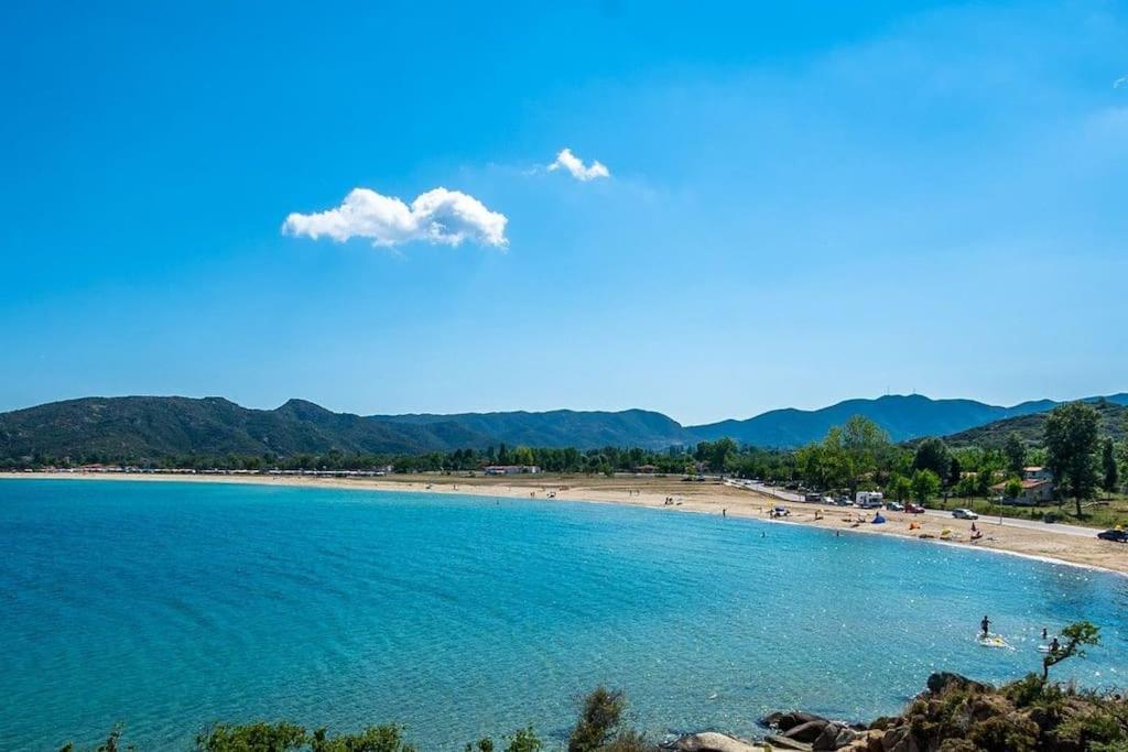 Traditionelles Appartement Athos Shadow Am Meer Paralia Sikias Exterior photo
